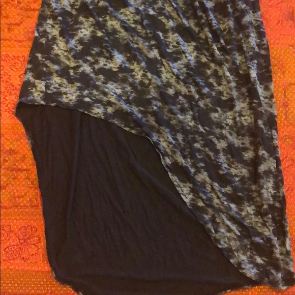 DKNYC tie dye camo style hi low skirt - Picture 2 of 8